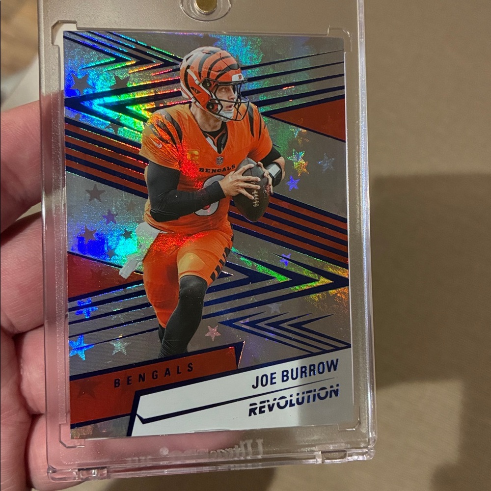 Joe Burrow Revolution Football Card Astro level numbered card 254/549
